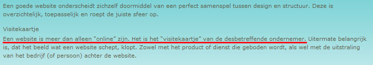 Slechte webbouwer 1 Slechte webbouwer 1